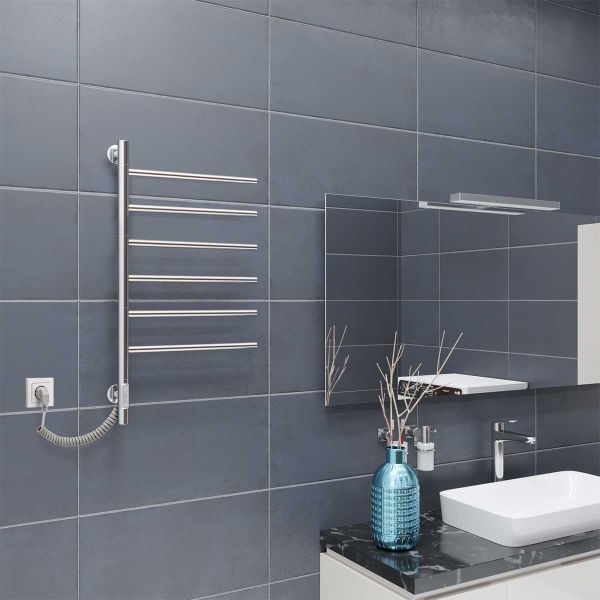 Полотенцесушитель электрический Vincea VTD-1S2CE хром