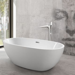 Смеситель Vincea VTF-102CH для ванны и душа напольный хром