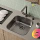 Кухонная мойка IDDIS Мейт (Mate) MAT44GMi77 45 см графит матовый