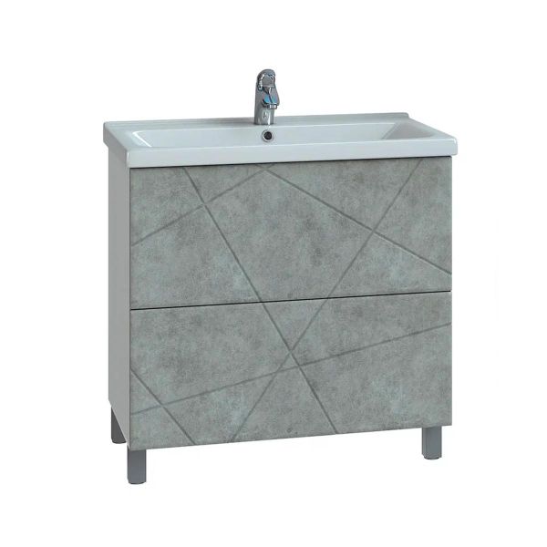 Тумба под раковину напольная Vigo Geometry 016 70 см бетон