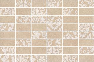Плитка Kerama Marazzi MM8262 Декор Золотой пляж светлый бежевый мозаичный матовый 20x30x0,69