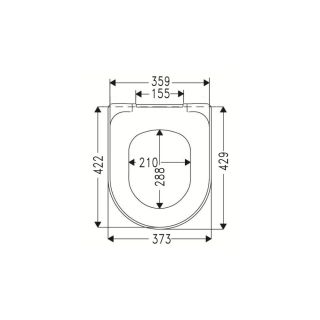 Крышка-сиденье для унитаза Villeroy Boch Omnia Architectura 98M9C101 Крышка-сиденье для унитаза Villeroy Boch Omnia Architectura 98M9C101