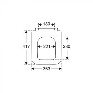 Сиденье для унитаза Villeroy & Boch Finion, с крышкой, SoftClosing, QuickRelease, 9M88S1R1