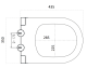 Крышка-сиденье Boheme Avva 976-W soft-close белый глянец Крышка-сиденье Boheme Avva 976-W soft-close белый глянец