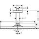 Верхний душ Hansgrohe Raindance E 300 Air 1jet 26250670