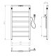 Полотенцесушитель электрический Wonzon & Woghand K?ln WW-A6016-BG 47x86 см брашированное золото