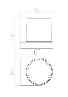 Дозатор для мыла Wonzon & Woghand WW-5251-CR хром