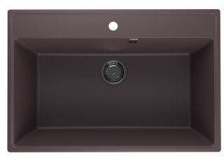 Кухонная мойка Ulgran Quartz Forte 760-06 трюфель Кухонная мойка Ulgran Quartz Forte 760-06 трюфель