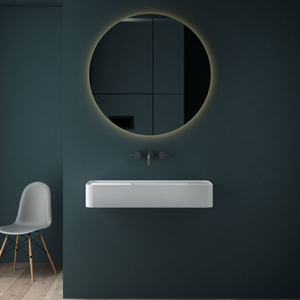 Раковина Solid Surface Vincea VWB-6S480MW, 800*400*150, подвесная, цвет белый матовый