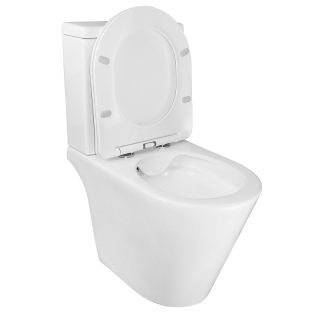 Унитаз-компакт Azario Flin AZ-1363C безободковый белый