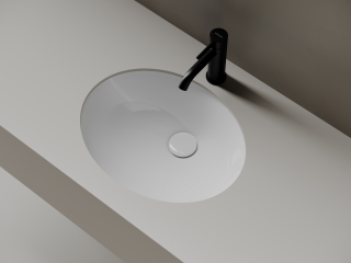 Раковина встраиваемая снизу Ceramicanova Эра (Era) CN15005 46 см белый