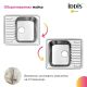Кухонная мойка IDDIS Strit STR58SDi77 58см сталь