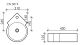 Подвесная раковина Ceramica Nova Element CN5019 31см белый
