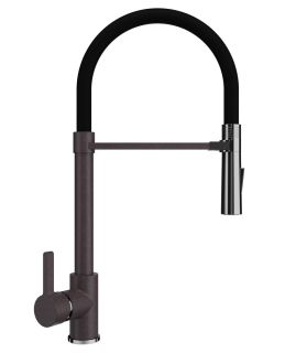 Смеситель для кухни Ulgran Classic U-024-345 с высоким гибким изливом шоколад Смеситель для кухни Ulgran Classic U-024-345 с высоким гибким изливом шоколад