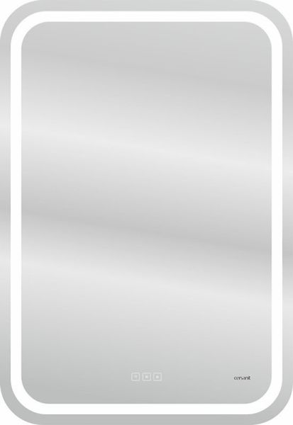 Зеркало Cersanit Design Pro KN-LU-LED050*55-p-Os 55x80 см с часами и антизапотевателем