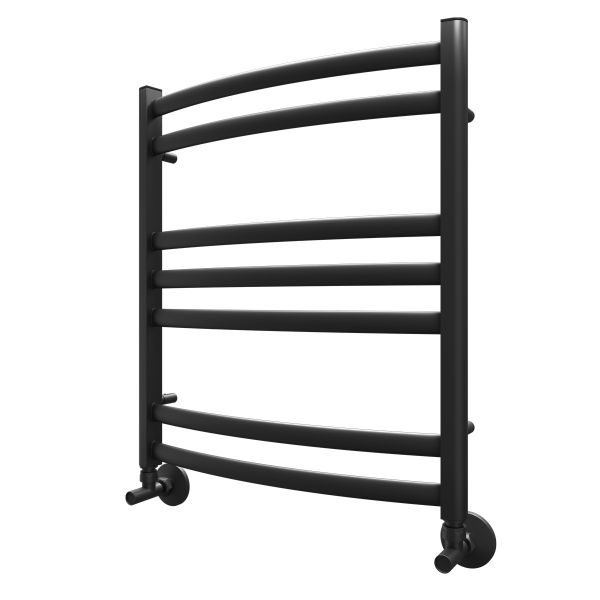 Полотенцесушитель электрический Lemark Atlantiss П7 LM32607REBL 500x600, левый/правый, черный