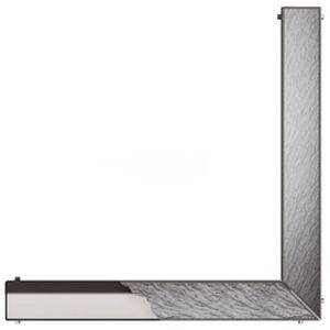 TECE Основа для плитки "plate" TECEdrainline угловая 611270 из нержавеющей стали 120 x 120 cм
