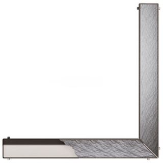 TECE Основа для плитки "plate" TECEdrainline угловая 611270 из нержавеющей стали 120 x 120 cм TECE Основа для плитки "plate" TECEdrainline угловая 611270 из нержавеющей стали 120 x 120 cм