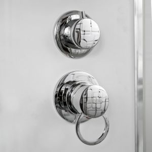 Душевая кабина Deto ЕМ2712 L LED с гм. 120х80х220 см