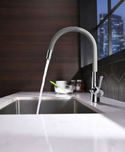 Смеситель для кухонной мойки Lemark Comfort LM3075C-Gray