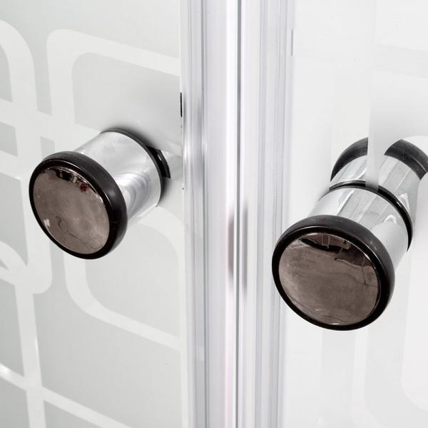 Душевая кабина Deto ЕМ2712 L  N с гидромассажем (гм.) 120х80х210 см