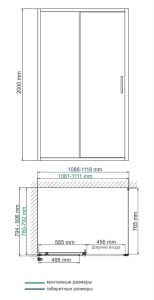 Душевой уголок WasserKRAFT Main 41S 41S16