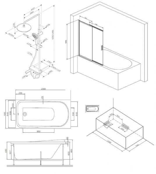 AM.PM Like W80ASET-150SL Набор:Ванна 150x70 с каркасом и шторкой и душевой системой (снято с производства, для покупки по отдельноти уточняйте у менеджера) AM.PM Like W80ASET-150SL Набор:Ванна 150x70 с каркасом и шторкой и душевой системой (снято с производства, для покупки по отдельноти уточняйте у менеджера)
