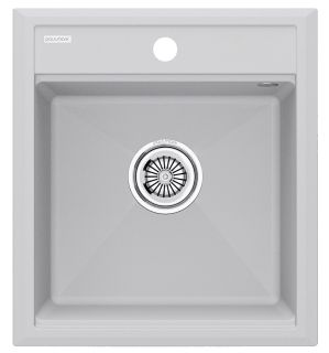 Мойка кухонная Paulmark Stepia PM114651-GRS серый дым Мойка кухонная Paulmark Stepia PM114651-GRS серый дым