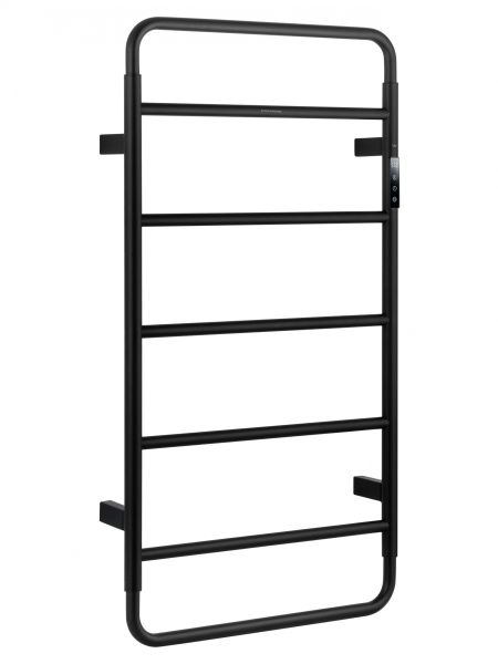 Полотенцесушитель электрический Wonzon & Woghand Wismar WW-AL202-MB 47x90 см чёрный матовый