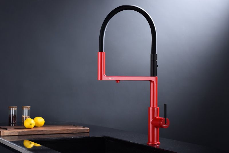 Смеситель для кухни Paulmark Tornado To213402-Fi пламя