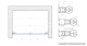Душевая дверь Vegas Glass E2P NOVO h2000 85 07 01 85 см, профиль матовый хром, стекло прозрачное