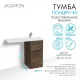 Корпус тумбы под раковину Aquaton Лондри 1A267001LHDY0 40 см дуб кантри без фасада