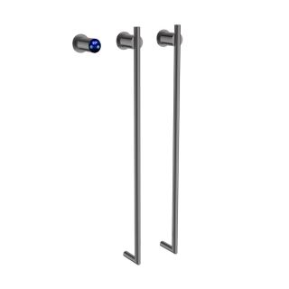 Полотенцесушитель электрический Terminus Рондо 4670078568175 П2 35х76 см оружейная сталь