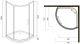 Душевой уголок Am.Pm Bliss L W53E-315-090MT 90x90 с поддоном