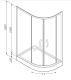 Душевой уголок Am.Pm Bliss L (W53G-302U120MT64) (120х80)