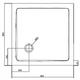 Душевой поддон Am.pm Bliss L W53T-303-090W 90x90