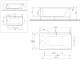 Каркас Am.pm Inspire W5AA-180-080W-R64 180x80 см