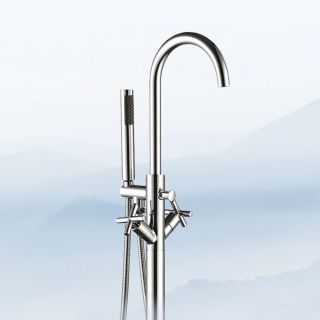 Напольный смеситель для ванны Swedbe Spira 4002 хром Напольный смеситель для ванны Swedbe Spira 4002 хром