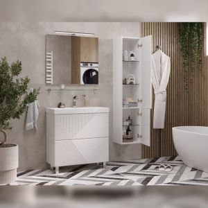 Пенал (35см) Velvex Edge pp.EDG.35, белый