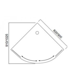 Душевой поддон Am.pm Sense W75T-225-080W 80x80