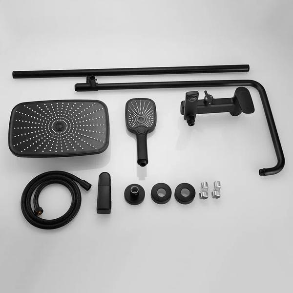 Душевая стойка Shevanik S8536H чёрный