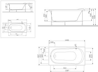 Экран Am.pm Joy/spirit W85A-150-070W-P 150 см Экран Am.pm Joy/spirit W85A-150-070W-P 150 см