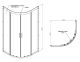 Душевой уголок Am.Pm Gem W90G-401-090WT 90x90