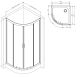 Душевой уголок Am.Pm Gem W90G-401-090WT 90x90