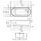 Ванна акриловая Am.Pm X-Joy W94A-160-070W-A 160x70 см без гидромассажа