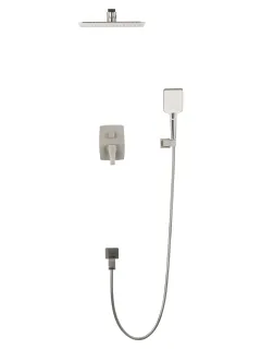 Душевой комплект Wonzon & Woghand Flex WW-88939072-BN брашированный никель