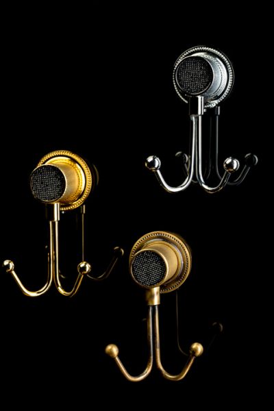 Крючок двойной Boheme Royal Cristal 10926-G-B золото/чёрный Крючок двойной Boheme Royal Cristal 10926-G-B золото/чёрный