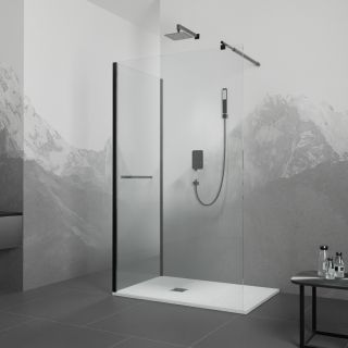 Душевой уголок RGW WA-005-1B (WA-002B+Z-060-2B) 351005178-14 70x80см чёрный