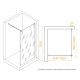 Душевая перегородка RGW WA-210B 351021010-14 100 см профиль чёрный стекло прозрачное