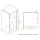 Душевая перегородка RGW WA-210B 351021009-14 90 см профиль чёрный стекло прозрачное